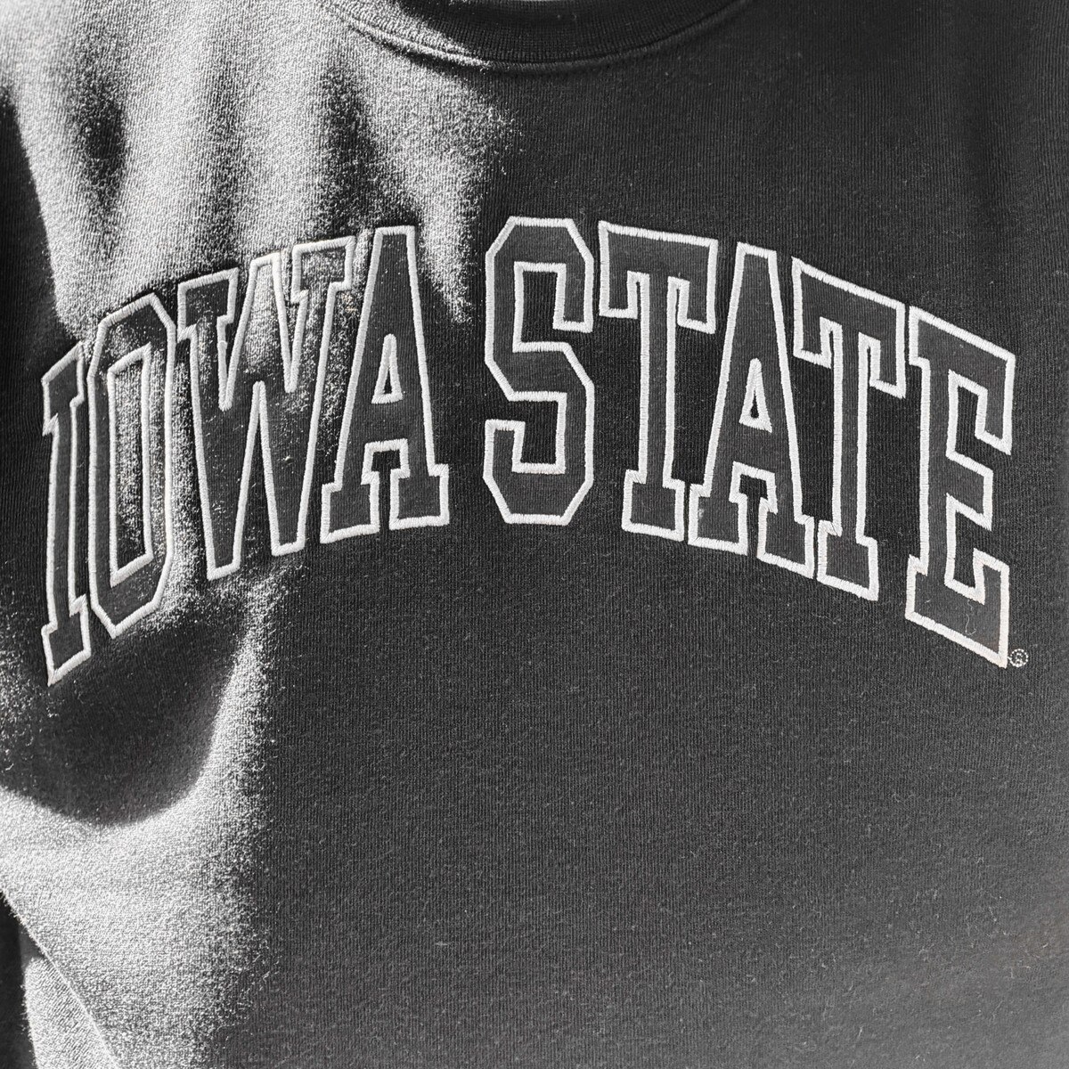 ZooZatz Iowa State Monocolor Black Crewneck